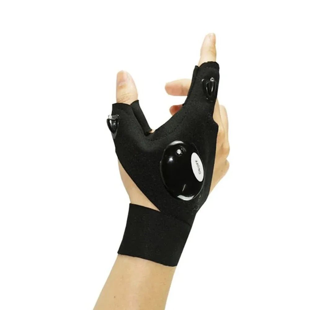 LED Flashlight Running Gloves Mirza Store