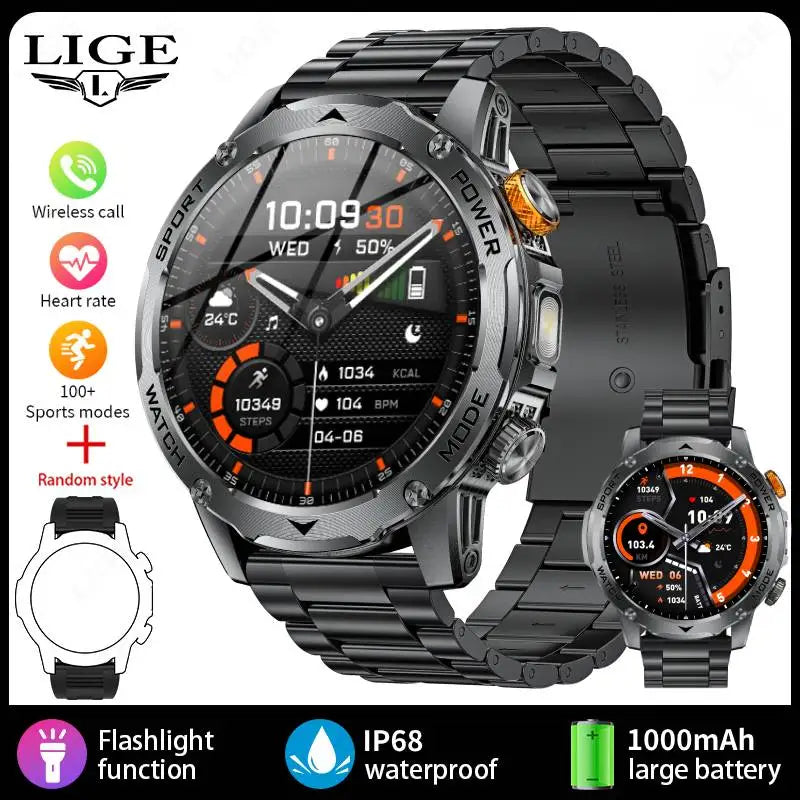 LIGE Outdoor Pro Sport Smartwatch Mirza Store