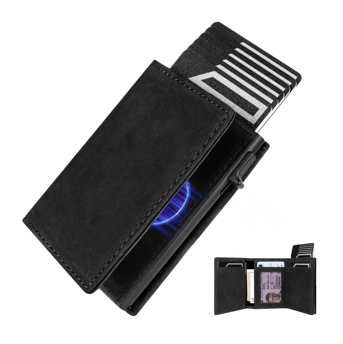 YATBEST Men’s RFID Tri-Fold Wallet Mirza Store