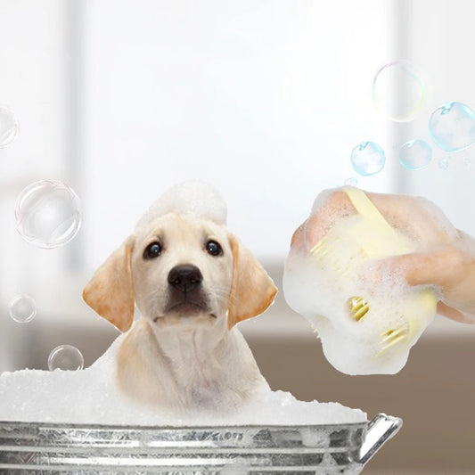 Pet dog silicone bath brush Clean care baby Baby bath massage brush Safe non-toxic pet products
