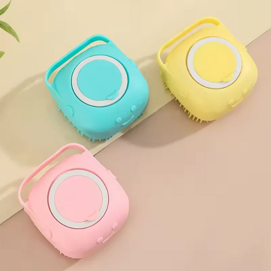 Pet dog silicone bath brush Clean care baby Baby bath massage brush Safe non-toxic pet products Mirza Store
