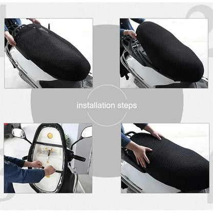 3D Mesh Motorcycle Seat Cover Mirza Store
