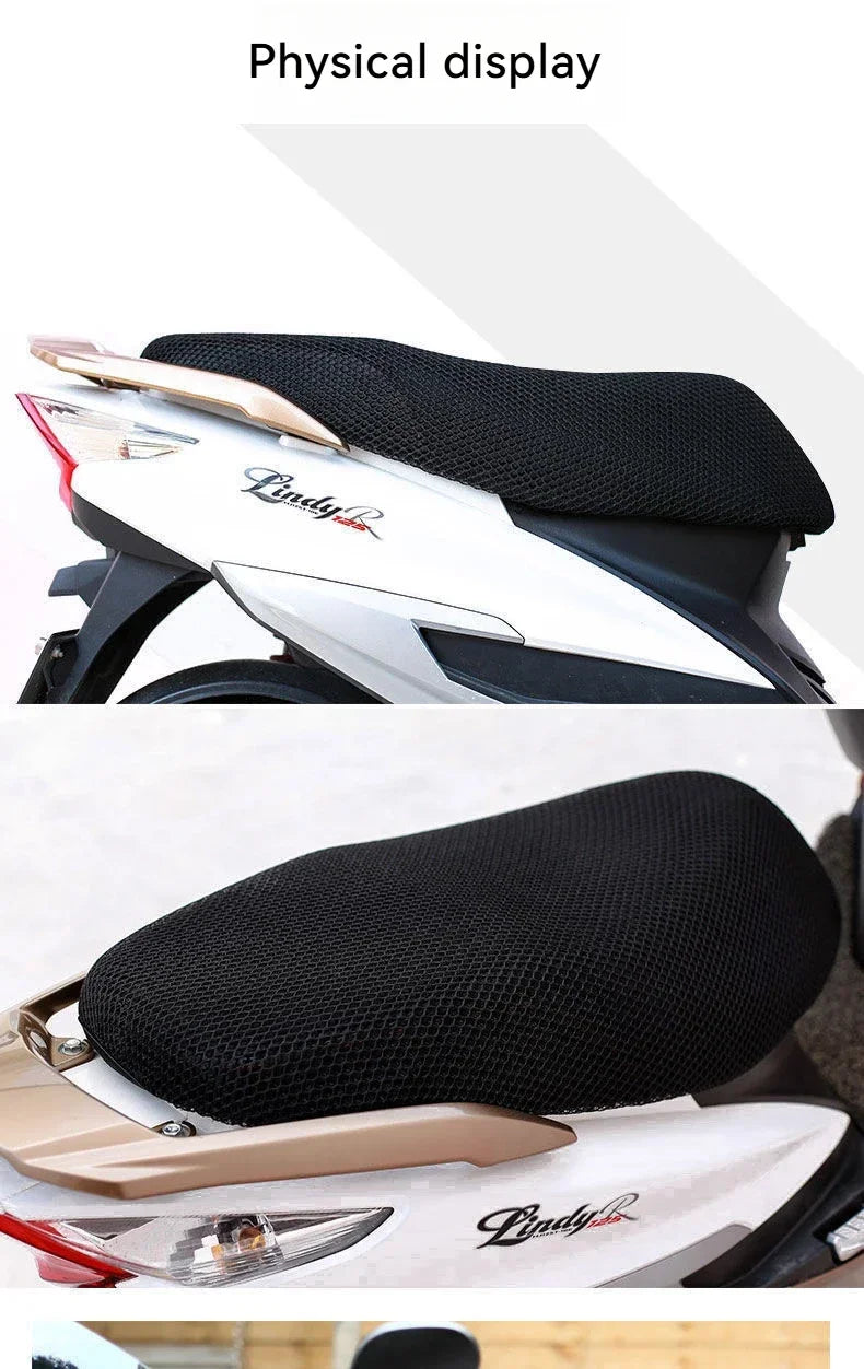 3D Mesh Motorcycle Seat Cover Mirza Store