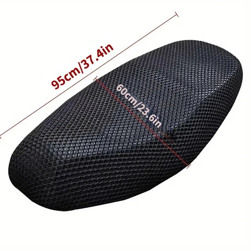 3D Mesh Motorcycle Seat Cover Universal Breathable Scooter Seat Pad With Anti - slip Mesh Summer Cool Design UV Protection - Mirza Store