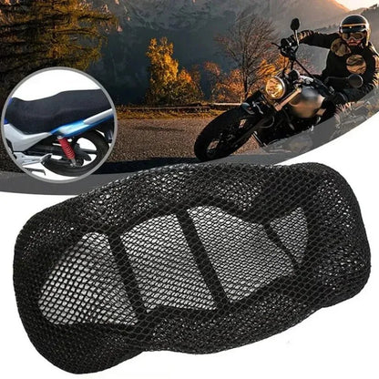 3D Mesh Motorcycle Seat Cover Universal Breathable Scooter Seat Pad With Anti - slip Mesh Summer Cool Design UV Protection - Mirza Store