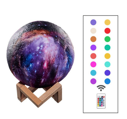 3D Printing Lunar Light Painting Creative Gift Night Light - Mirza Finds