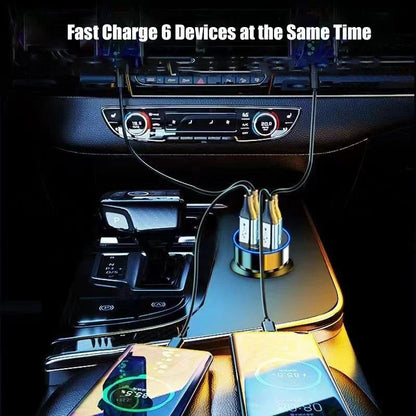 6-in-1 Fast Car Charger Mirza Store