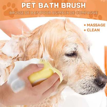 New Bath Massage Brush Bathroom Multifunctional Puppy Big Dog Cat Soft Safety Silicone Pet Accessories for Dogs Cats Tools Mirza Store