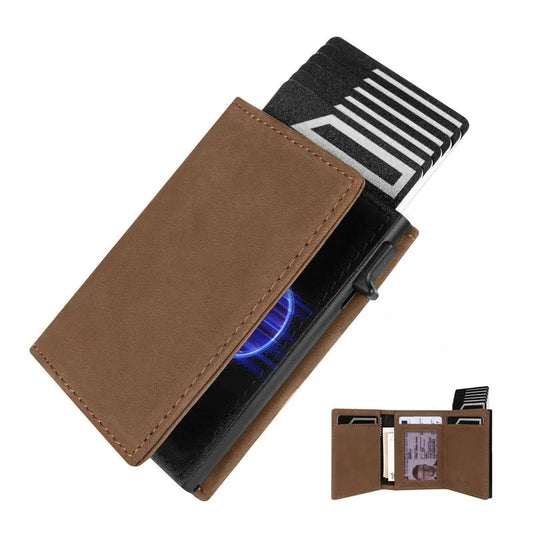 YATBEST Men’s RFID Tri-Fold Wallet Mirza Store