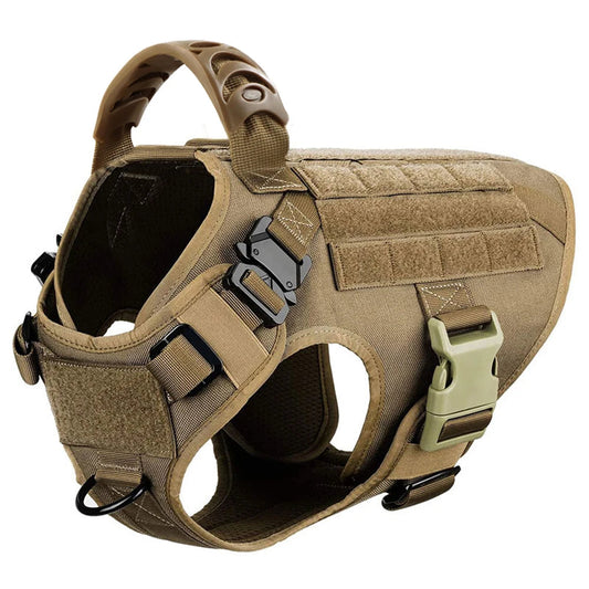 Premium Dog Harness with Leash & Molle Pouches & Training Walking Vest Mirza Store