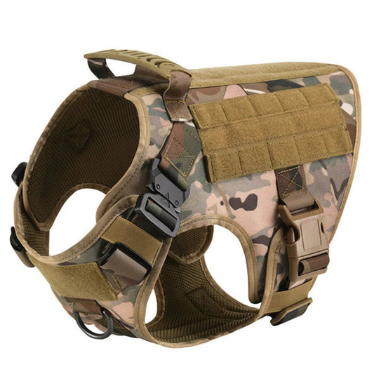 Premium Dog Harness with Leash & Molle Pouches & Training Walking Vest Mirza Store