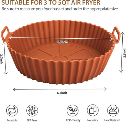 Reusable Silicone Basket for Airfryer & Baking Mirza Store