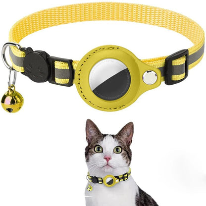 Anti - Lost Cat Collar with AirTag Protective Case - Mirza Finds