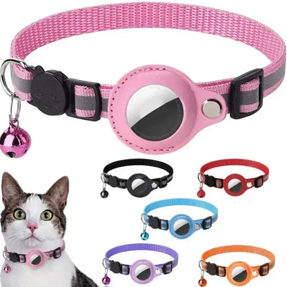 Anti - Lost Cat Collar with AirTag Protective Case - Mirza Finds