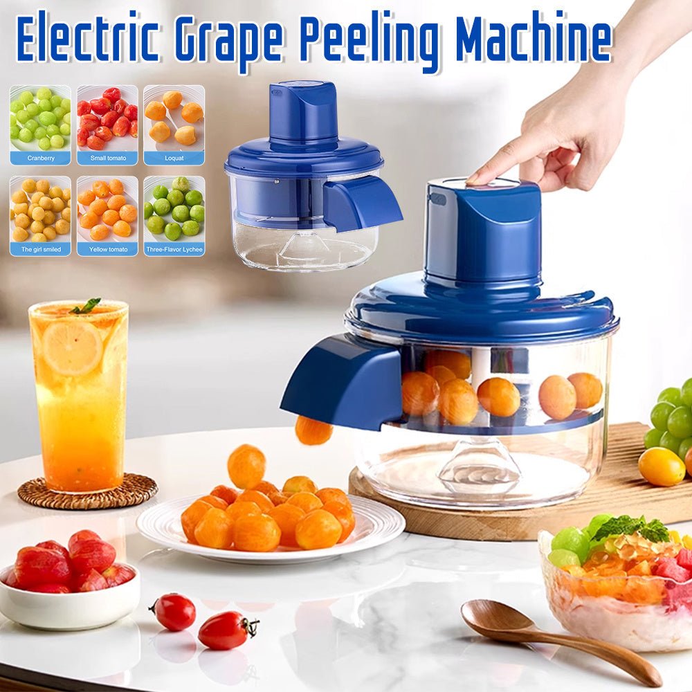 Automatic Electric Grape Peeler Electric Rechargeable Fruit Peeling Machine Hands - Free Skin Remover Home Kitchen Supplies Kitchen Gadgets - Mirza Finds