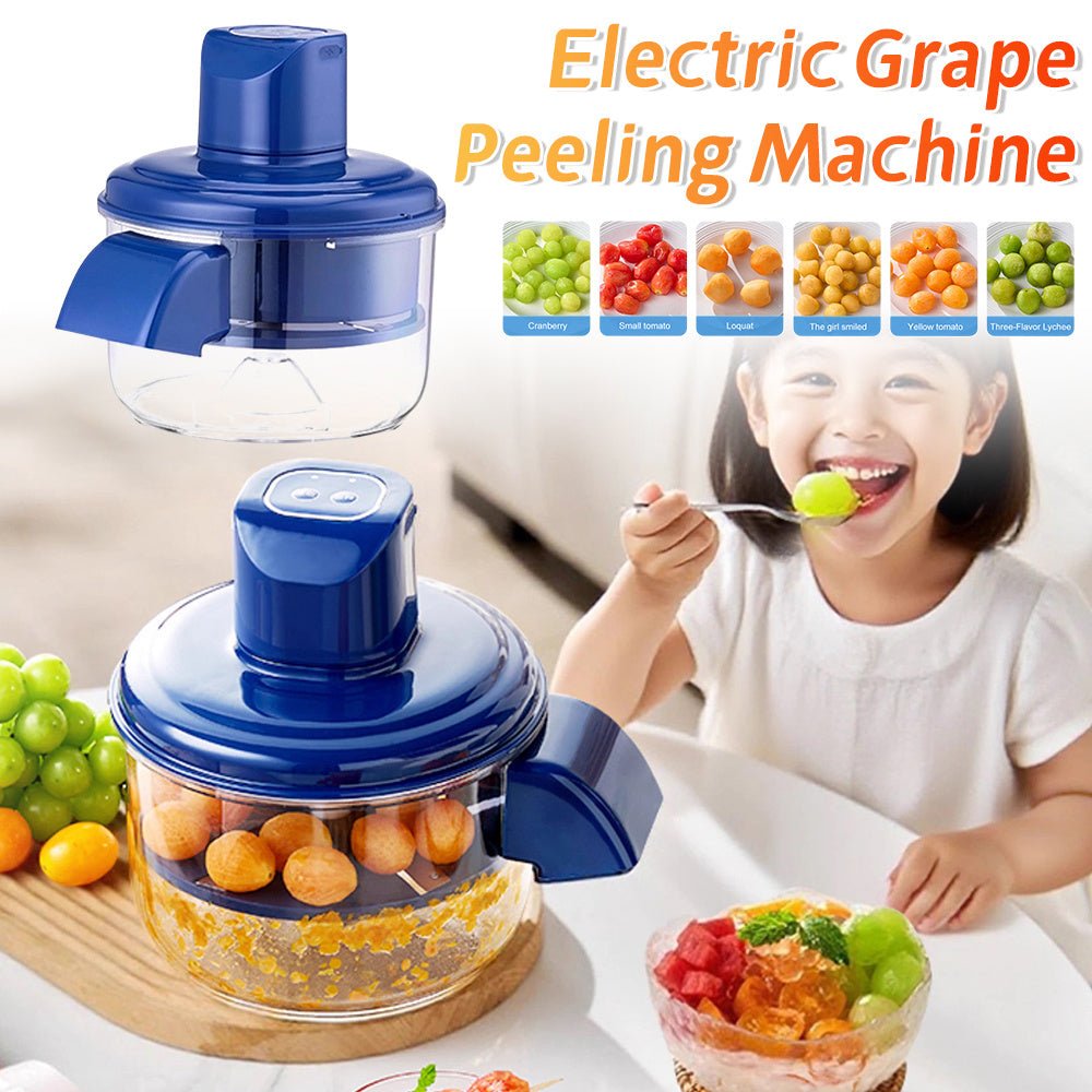 Automatic Electric Grape Peeler Electric Rechargeable Fruit Peeling Machine Hands - Free Skin Remover Home Kitchen Supplies Kitchen Gadgets - Mirza Finds