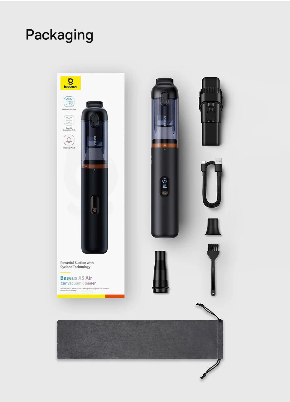 Baseus A5 Air Car Vacuum Mirza Store