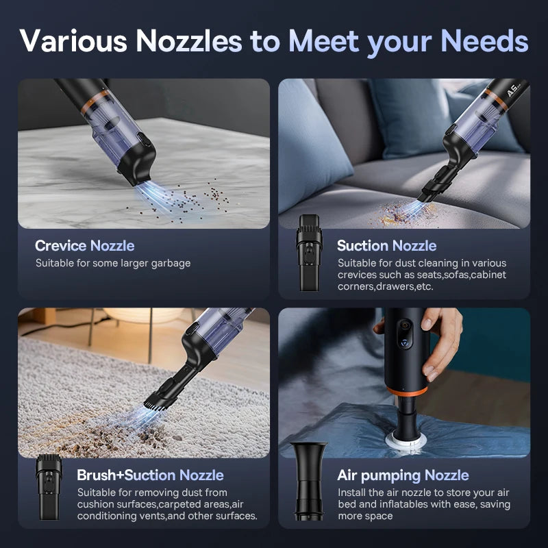 Baseus A5 Air Car Vacuum Mirza Store