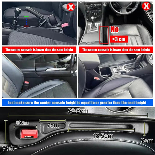 Car Seat Gap Filler Storage Strip Mirza Store