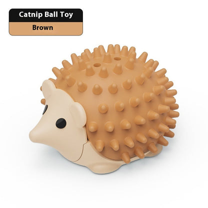 Cat Toy Hedgehog Scratching And Itching Catnip Ball Relieving Stuffy Pet Toy Mirza Store