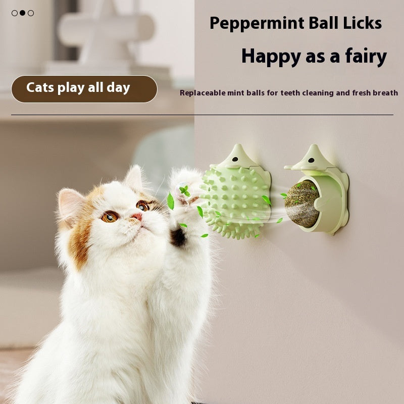 Cat Toy Hedgehog Scratching And Itching Catnip Ball Relieving Stuffy Pet Toy Mirza Store