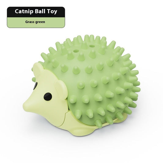 Cat Toy Hedgehog Scratching And Itching Catnip Ball Relieving Stuffy Pet Toy Mirza Store