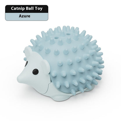 Cat Toy Hedgehog Scratching And Itching Catnip Ball Relieving Stuffy Pet Toy Mirza Store