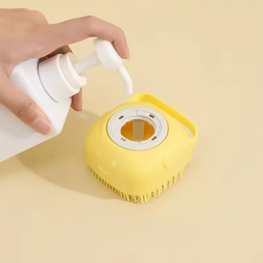 Pet dog silicone bath brush Clean care baby Baby bath massage brush Safe non-toxic pet products