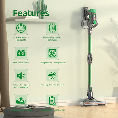 Handheld Wireless Vaccum Cleaner With Foldable Tube - Mirza Finds