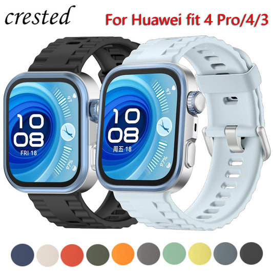 Huawei Watch Fit 4/3 Pro Silicone Sport Band Strap Accessories - Mirza Finds