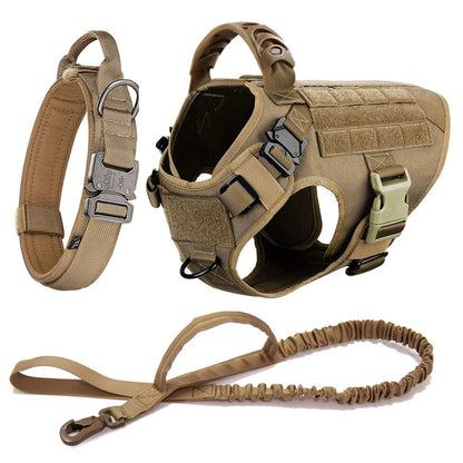 Premium Dog Harness with Leash & Molle Pouches & Training Walking Vest Mirza Store