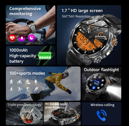 LIGE Outdoor Pro Sport Smartwatch Mirza Store