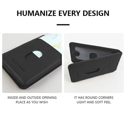 MagSafe Leather Wallet Case Mirza Store