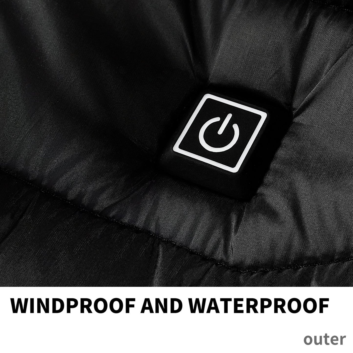 Men Heated Puffer Jacket Electric Heating Coat Insulated Hood Windbreaker 9Heat Zones - Mirza Finds