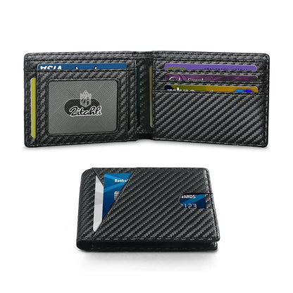 Men’s Ultra-Thin RFID Leather Wallet Mirza Store