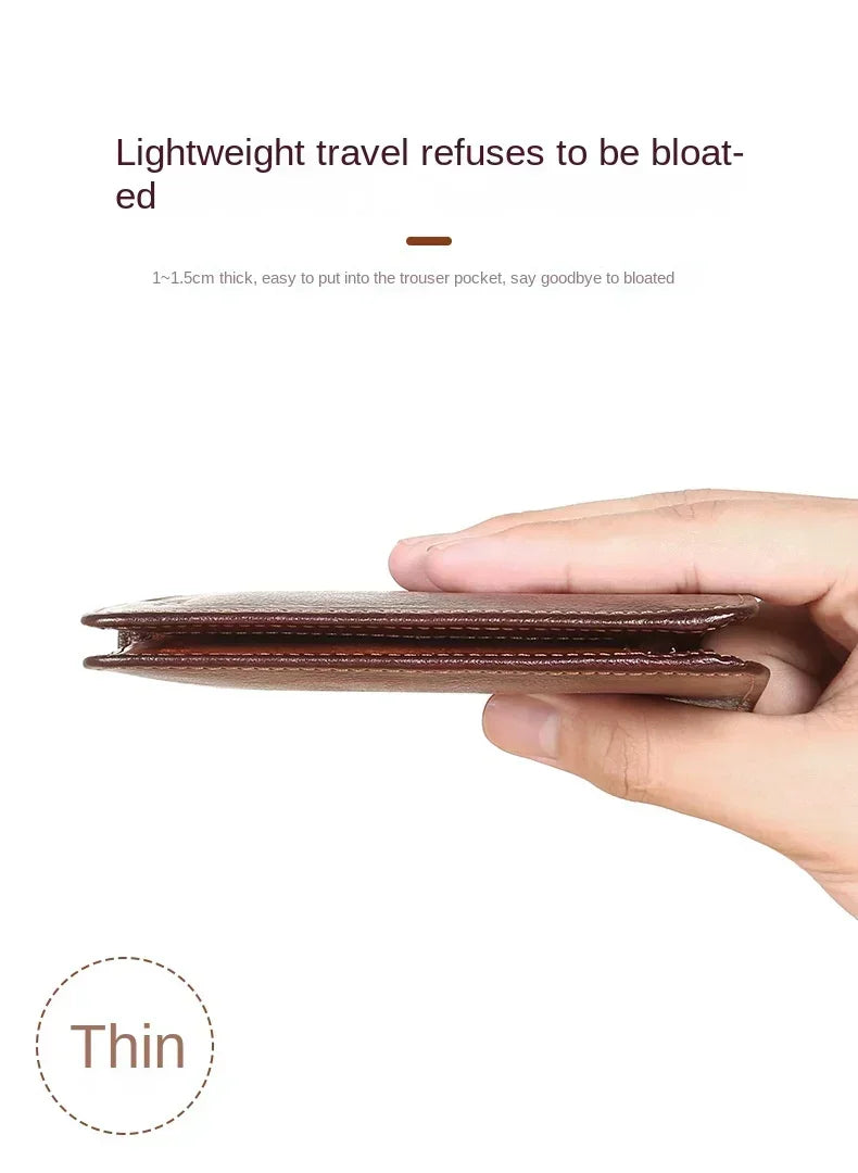 MOONBIFFY Men’s RFID Leather Wallet Mirza Store