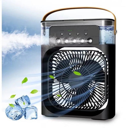 Mini Portable Air Conditioner : USB Rechargeable with LED Mood Lighting - Mirza Store