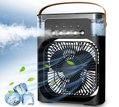 Mini Portable Air Conditioner : USB Rechargeable with LED Mood Lighting - Mirza Store