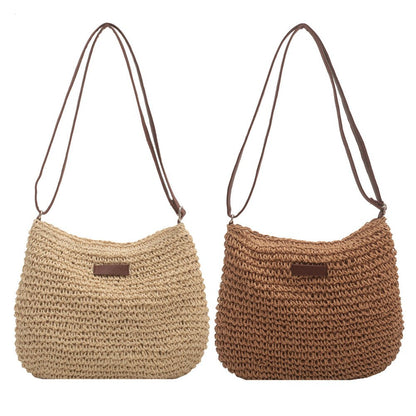Niche Design Vacation Straw Tote Bag - Mirza Finds