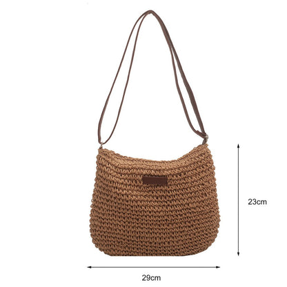 Niche Design Vacation Straw Tote Bag - Mirza Finds