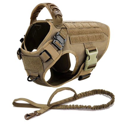 Premium Dog Harness with Leash & Molle Pouches & Training Walking Vest Mirza Store