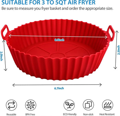 Reusable Silicone Basket for Airfryer & Baking Mirza Store