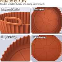 Reusable Silicone Basket for Airfryer & Baking Mirza Store