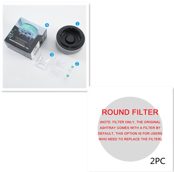 Smoke Removal Air Purification Ashtray Anion Purification Practical Automatic Purifier Ashtray Portable Gadgets For Car Ashtray - Mirza Finds