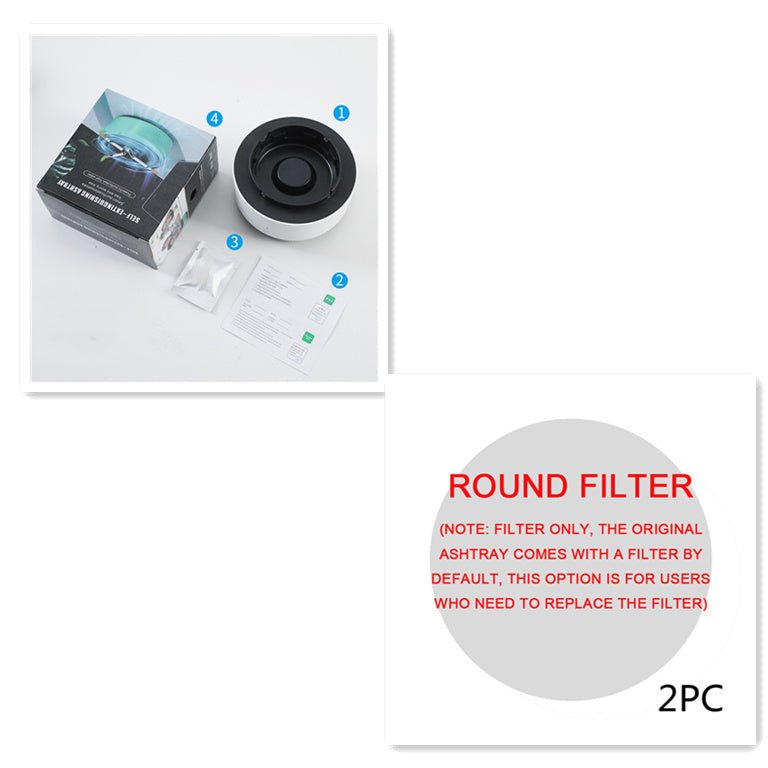 Smoke Removal Air Purification Ashtray Anion Purification Practical Automatic Purifier Ashtray Portable Gadgets For Car Ashtray - Mirza Finds