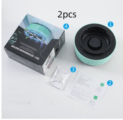Smoke Removal Air Purification Ashtray Anion Purification Practical Automatic Purifier Ashtray Portable Gadgets For Car Ashtray - Mirza Finds