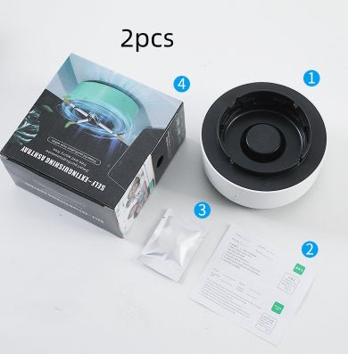 Smoke Removal Air Purification Ashtray Anion Purification Practical Automatic Purifier Ashtray Portable Gadgets For Car Ashtray - Mirza Finds