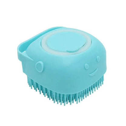 Soft Silicone Pet Bath Massage Brush - Mirza Finds