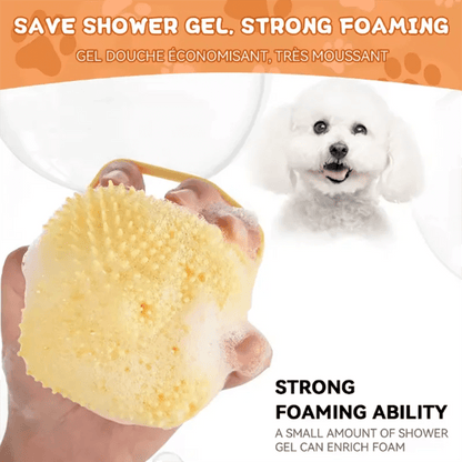 Soft Silicone Pet Bath Massage Brush - Mirza Finds