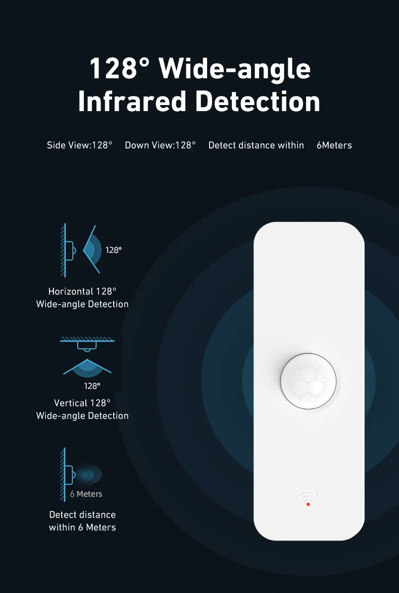 Tuya Smart PIR Motion Sensor Smart Home Detector - Mirza Finds